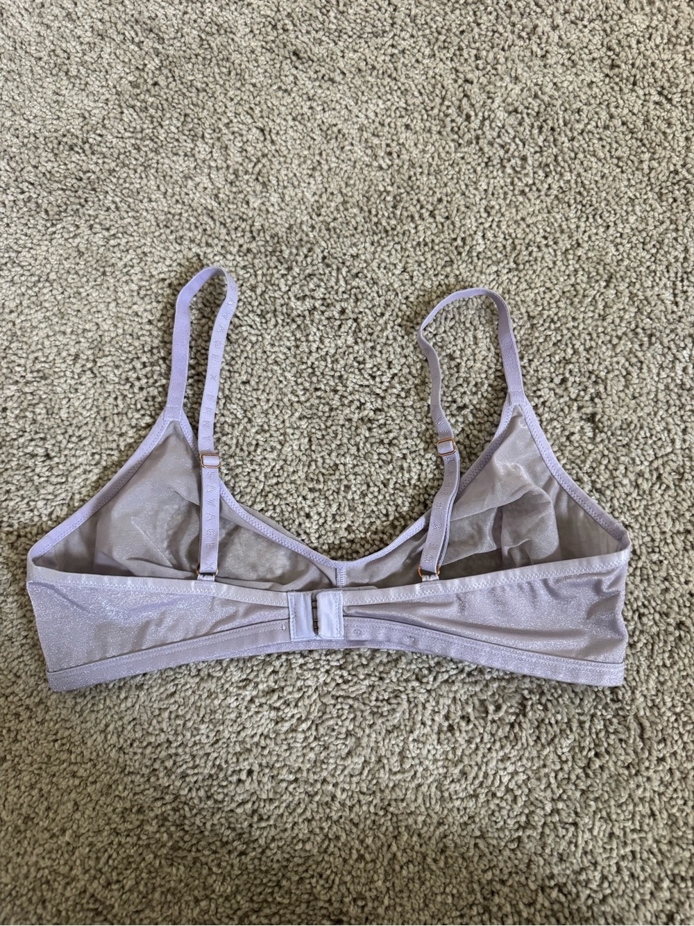 Savage X Fenty sheer purple lavender lilac sparkle holographic bralette (Med) - Picture 4 of 6
